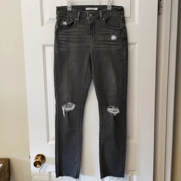 Levi's stretch mid rise skinny jeans - Picture 2 of 10